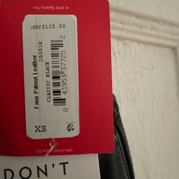 NWT Spanx Faux Patent Leather Leggings - Picture 3 of 3